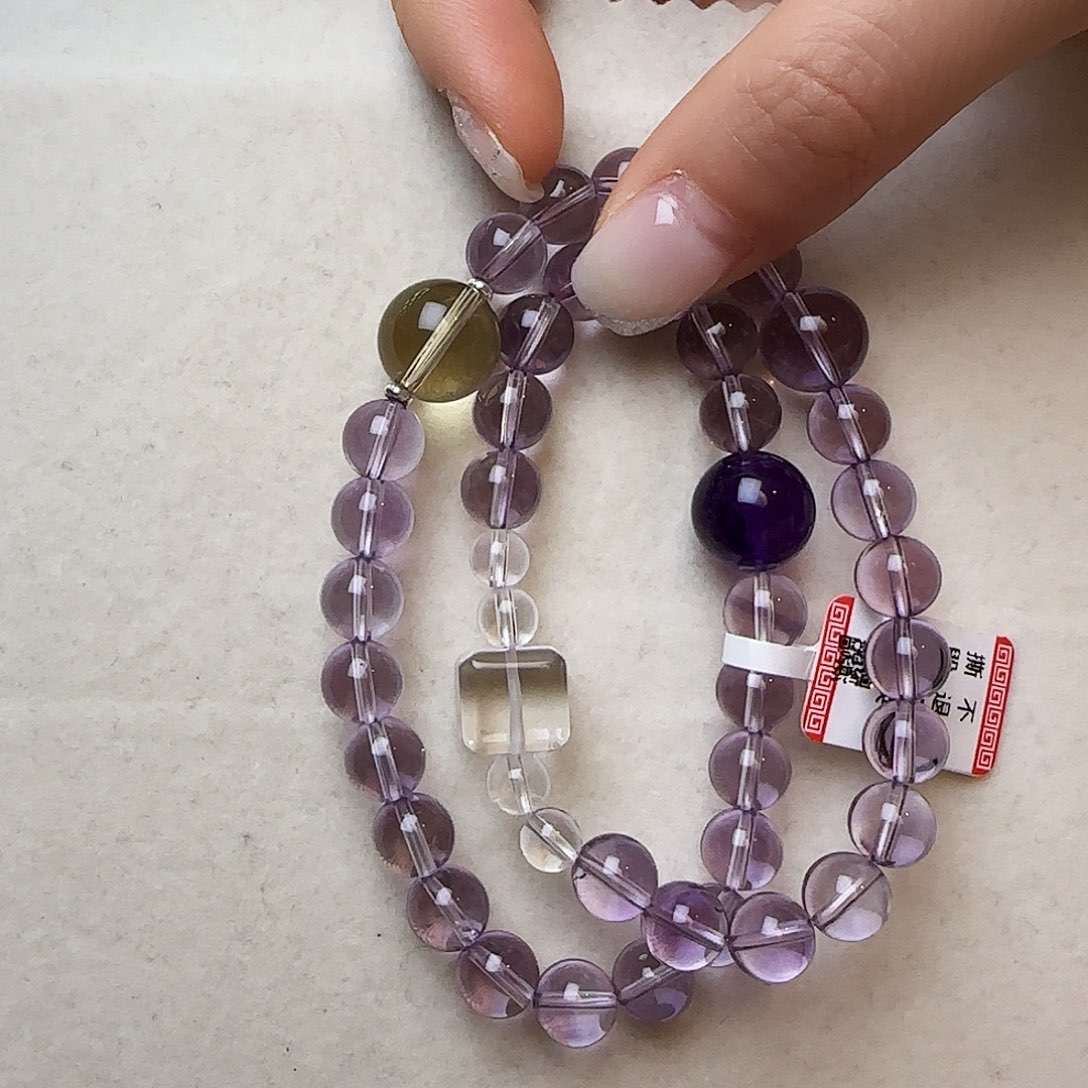 水晶手链未镶嵌@**逗大气上档次