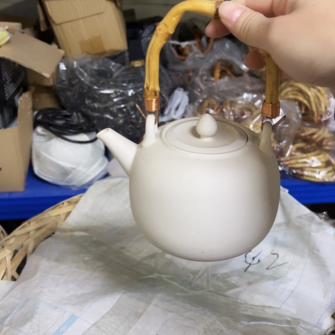 白泥提梁砂铫壶不退不换