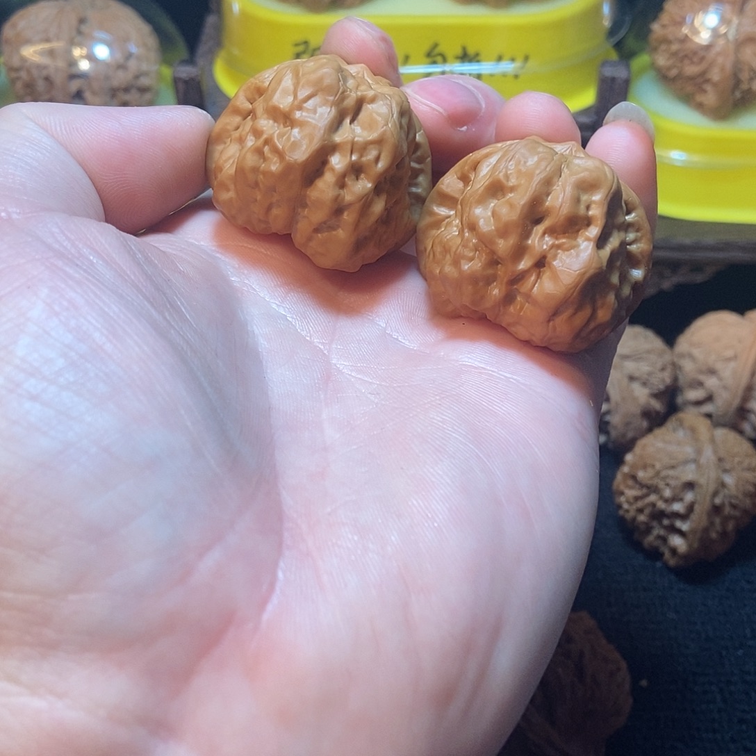 核桃文玩核桃把件蛤蟆头38