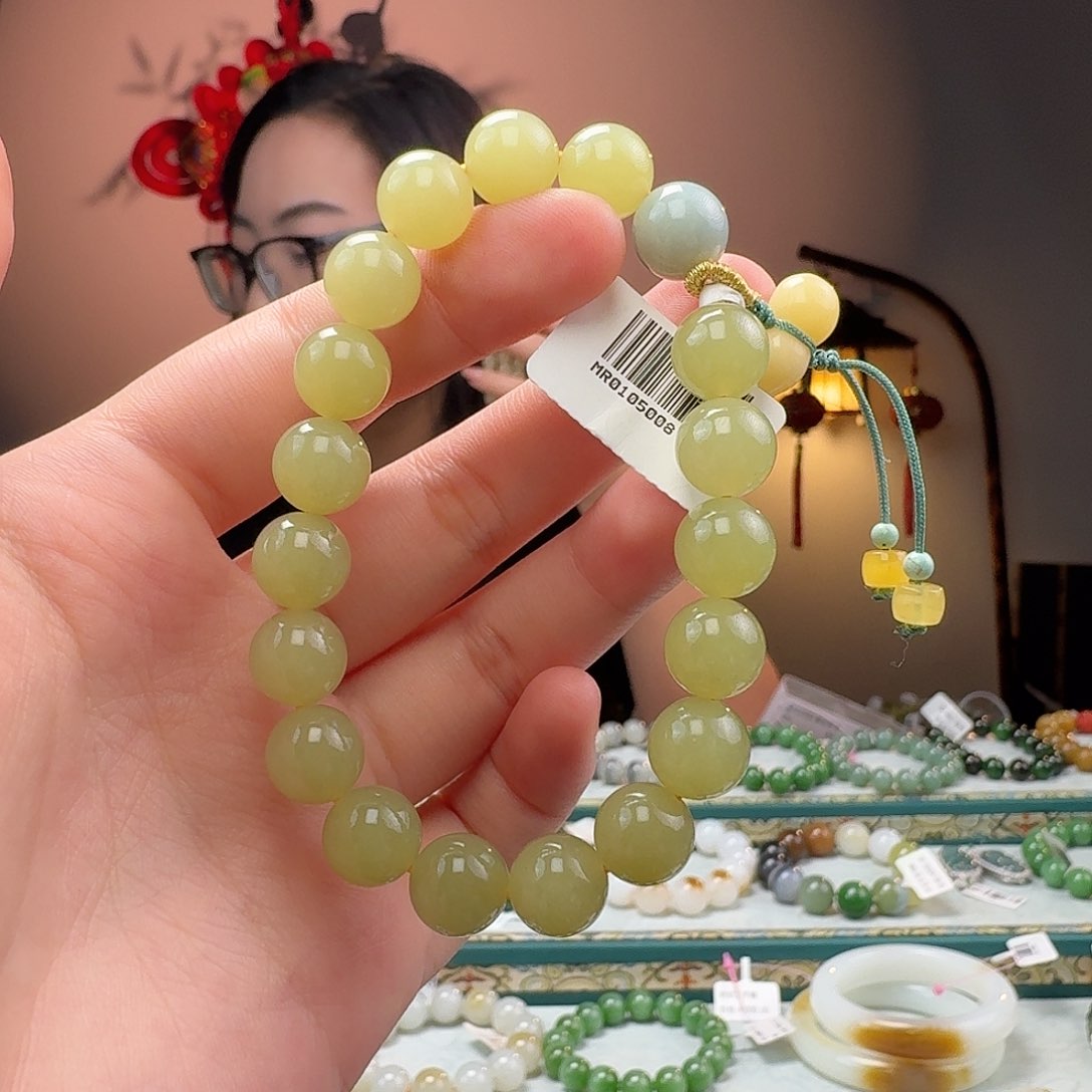 和田玉手串未镶嵌