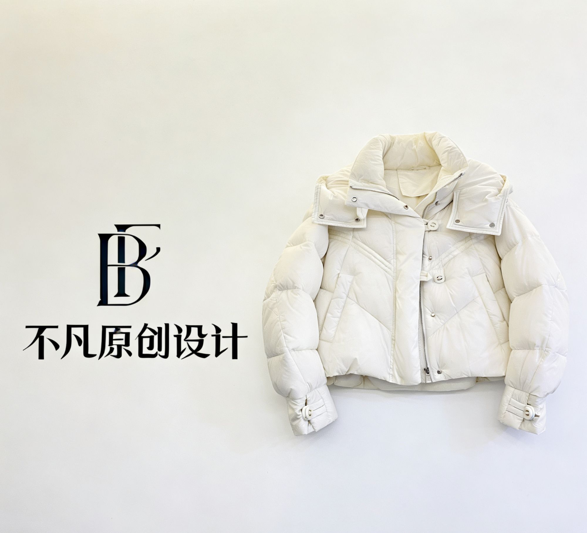 Bufan.原创设计【K25】高腰羽绒服