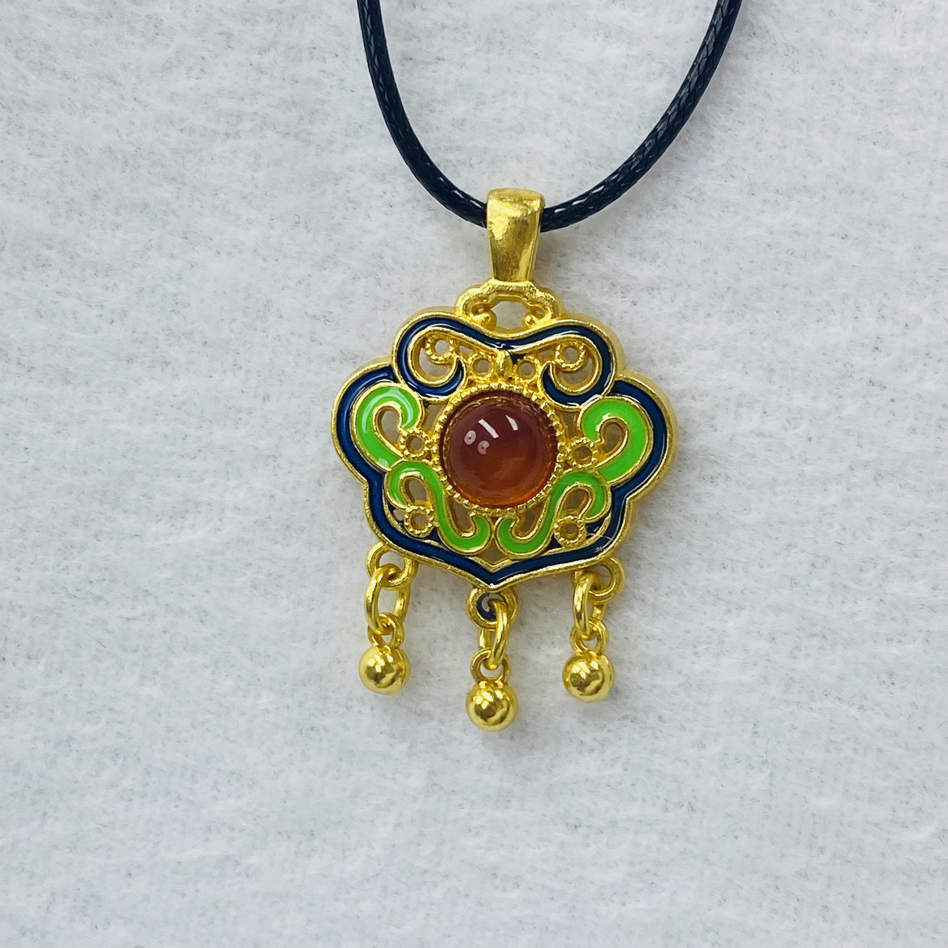 【甄选】A53玛瑙吉祥如意锁-多样性发货