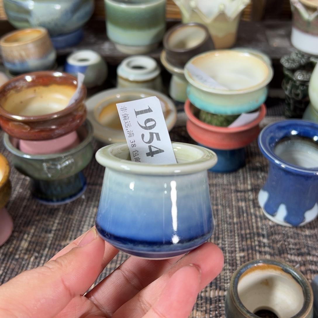 红陶景德镇手工花盆