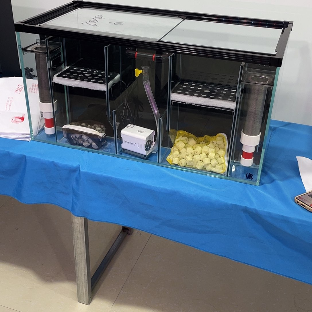 玻璃隔**王804545背双鱼马桶不要水泵和滤材