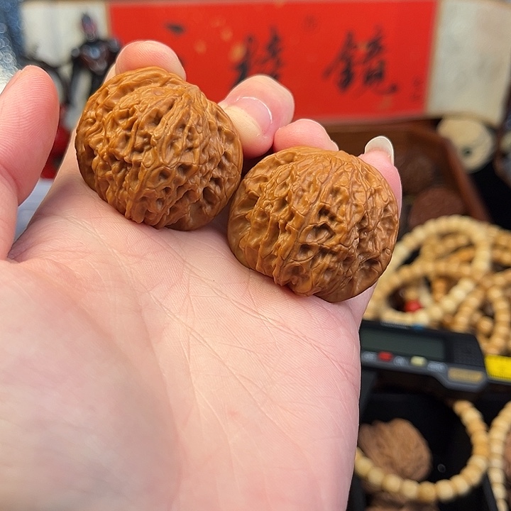 文玩核桃吊坠三棱镜磨盘好好好