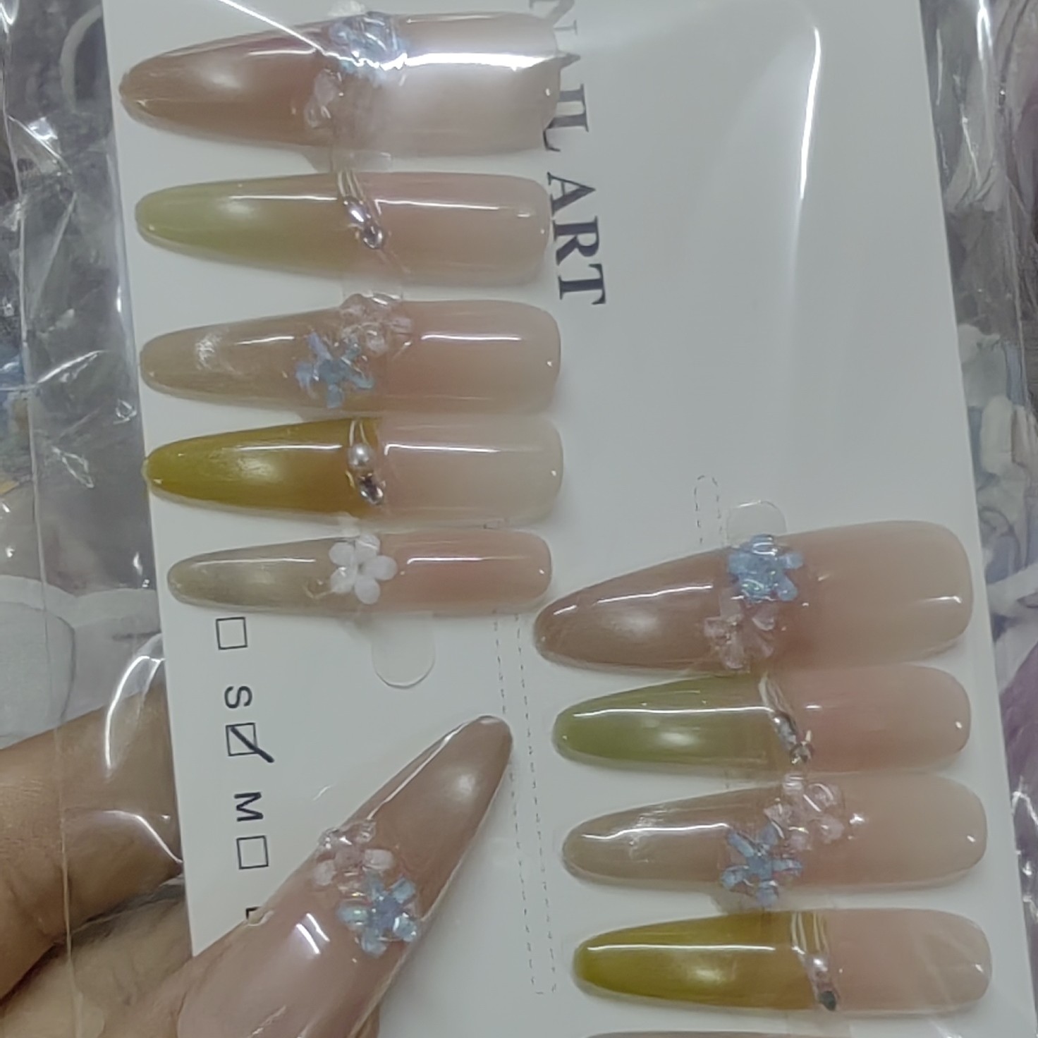 高级感可拆卸穿戴甲片日常百搭成品美甲贴片
