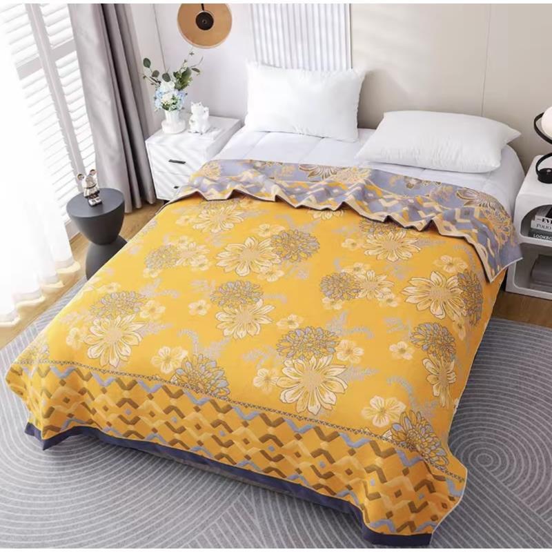 双人床单-【金丝菊】尺寸2.3*2.3米秋冬季加密加厚斜纹床单
