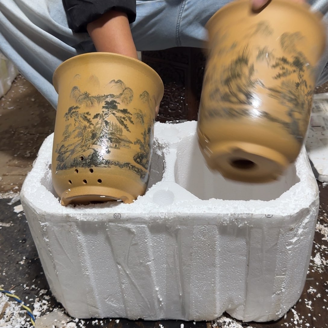 紫砂花盆口径20.20口径