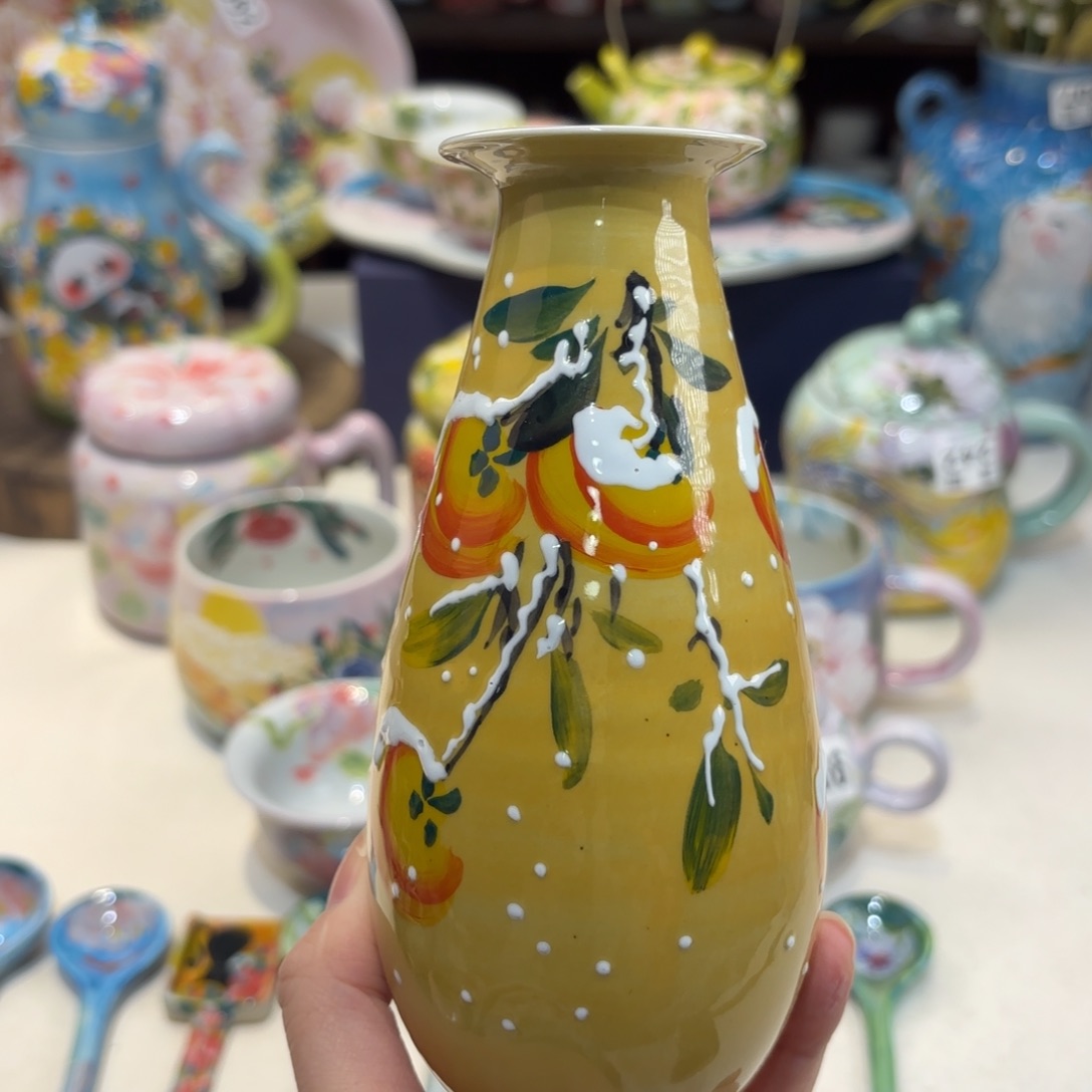 景德镇手绘高温釉下彩陶瓷茶具