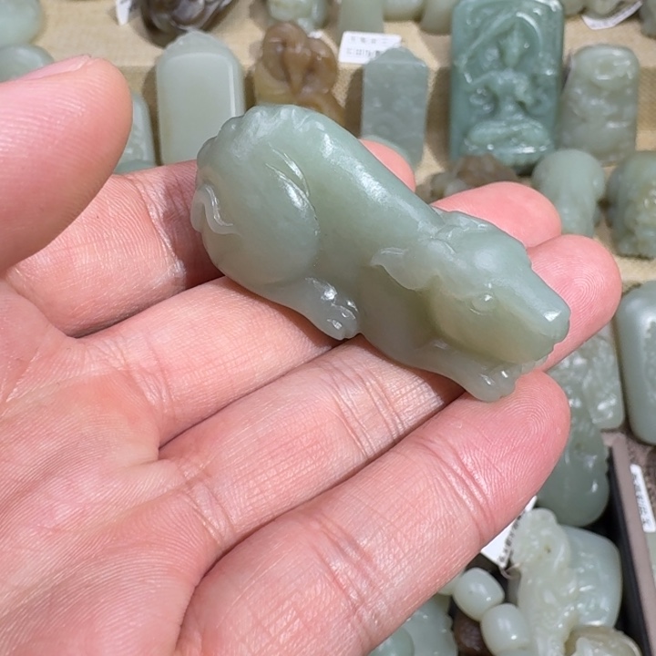 和田玉吊坠(不含链)未镶嵌