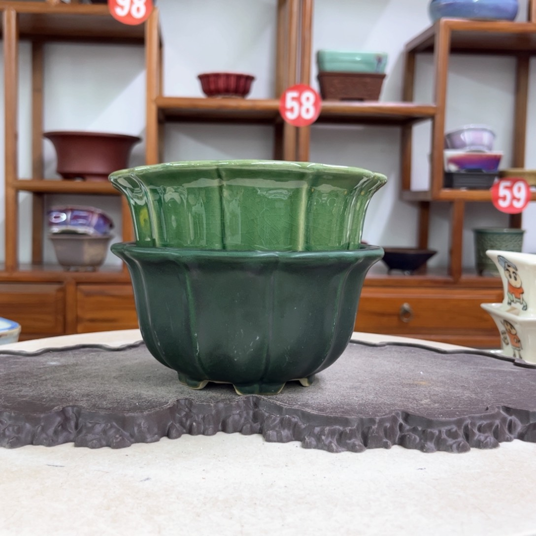 紫砂花盆瑕疵7.5-15。。。。