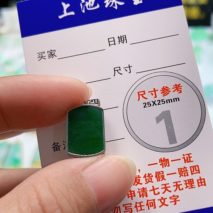 【闪购商品】翡翠颈饰18K金镶嵌翡翠