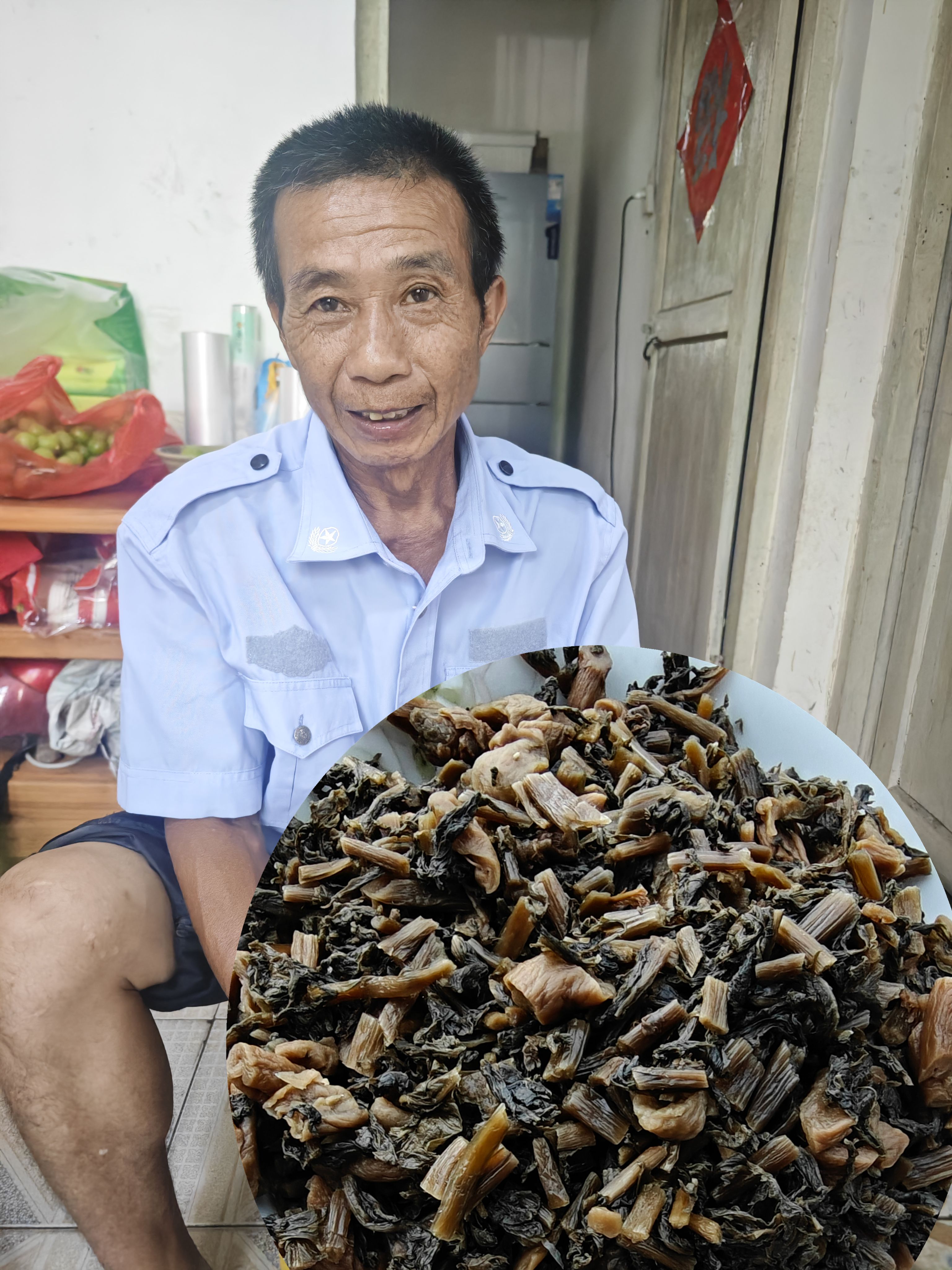舅舅家萝卜苗盐菜梅菜下饭