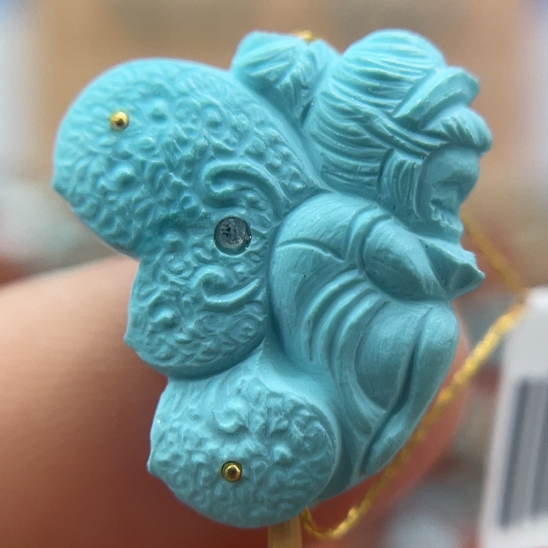 绿松石未镶嵌珠宝奇石