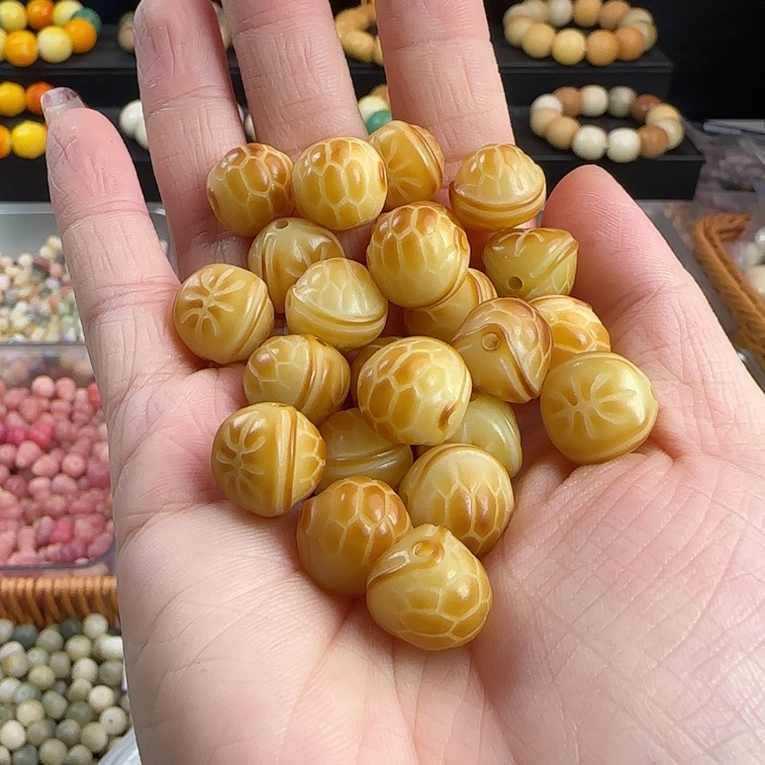 吊坠菩提根/象牙果卡13炭烤富甲22颗