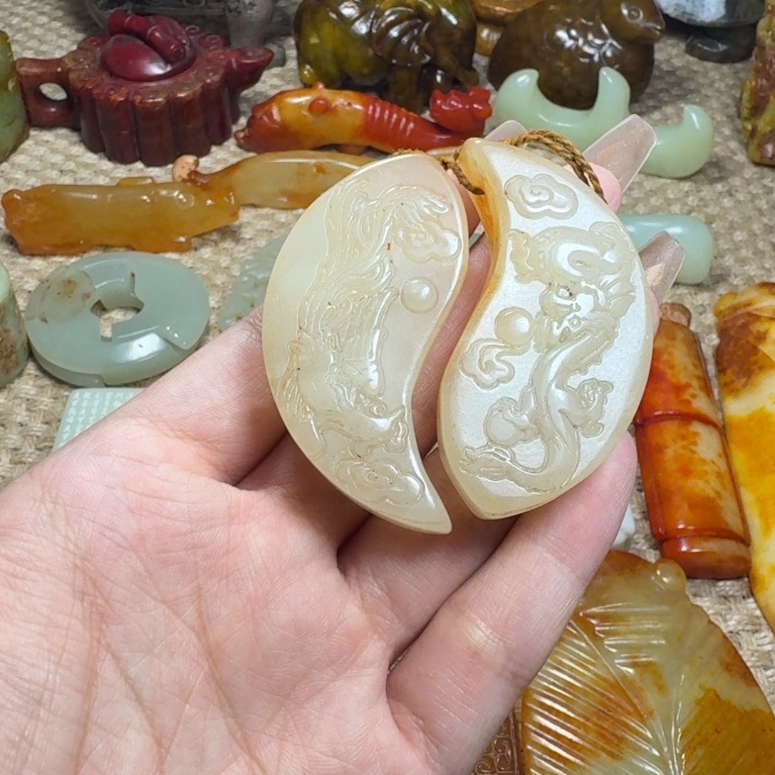 吊坠白玉菩提挂件