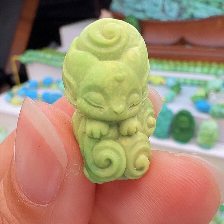 未镶嵌绿松石项链