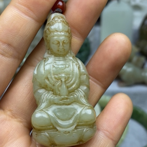 和田玉挂件把件摆件未镶嵌