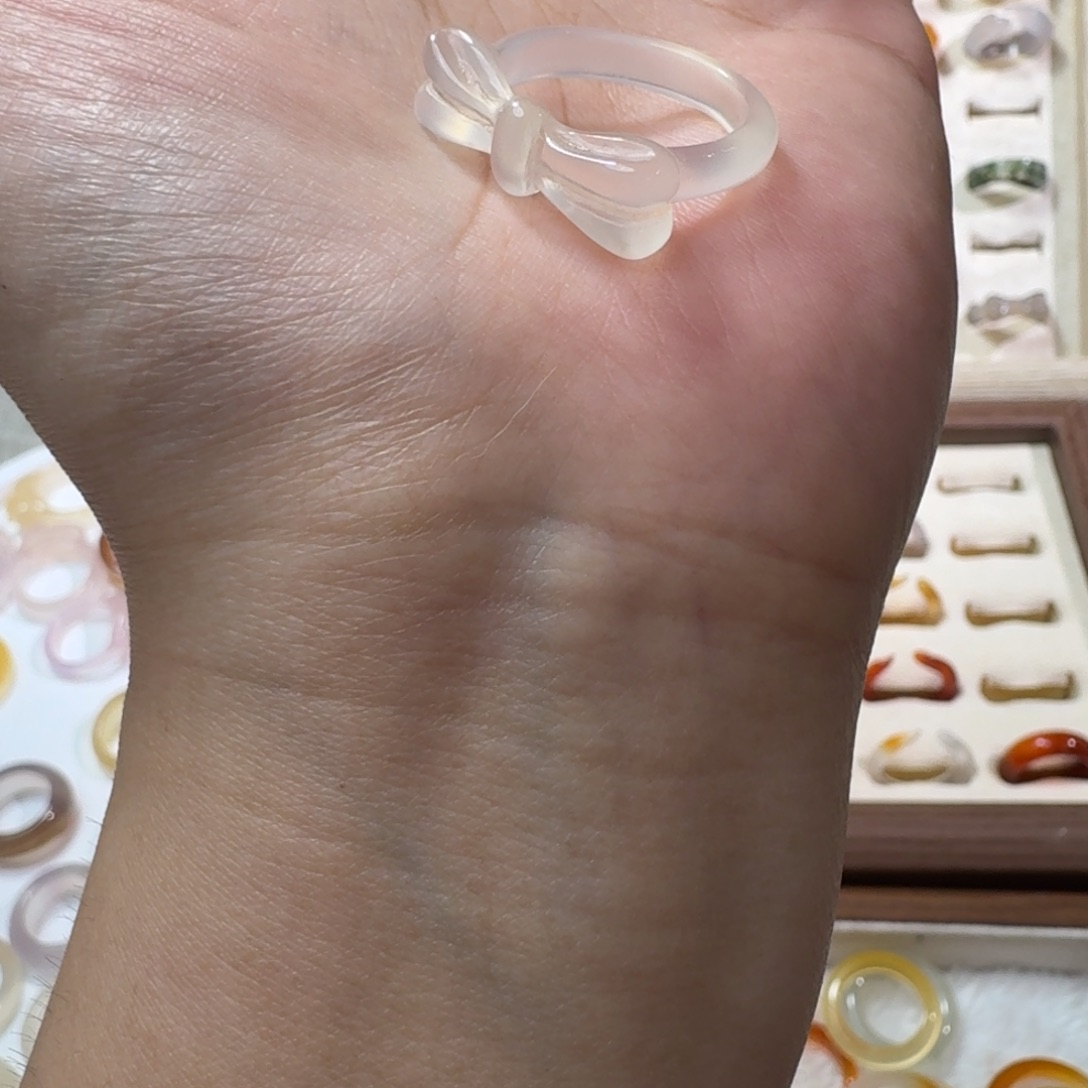 未镶嵌戒指玛瑙/玉髓922港18-19