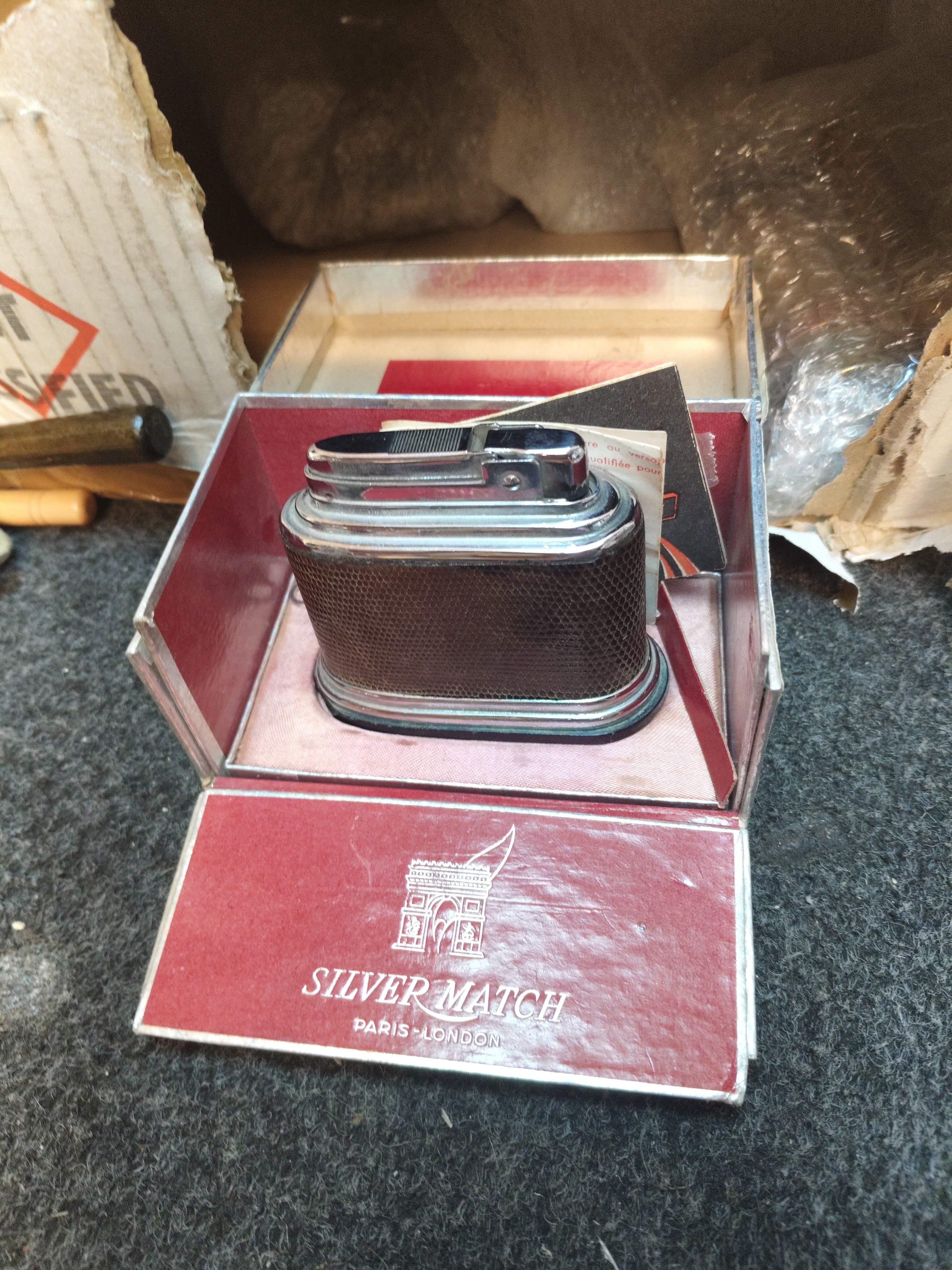 古董打火机-原盒台式气体