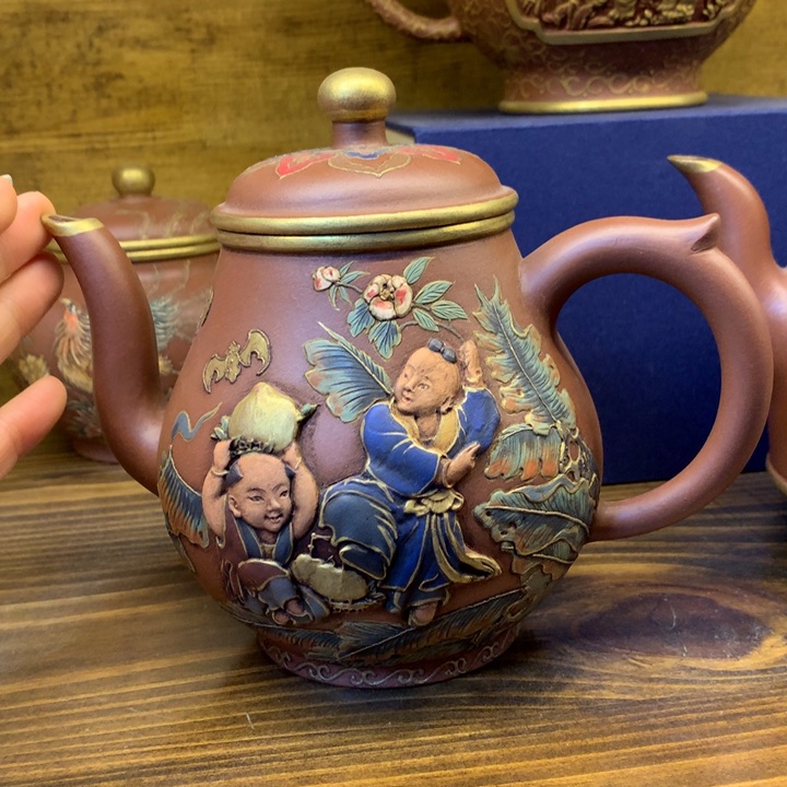 茶壶紫砂杨**雷紫砂壶茶具