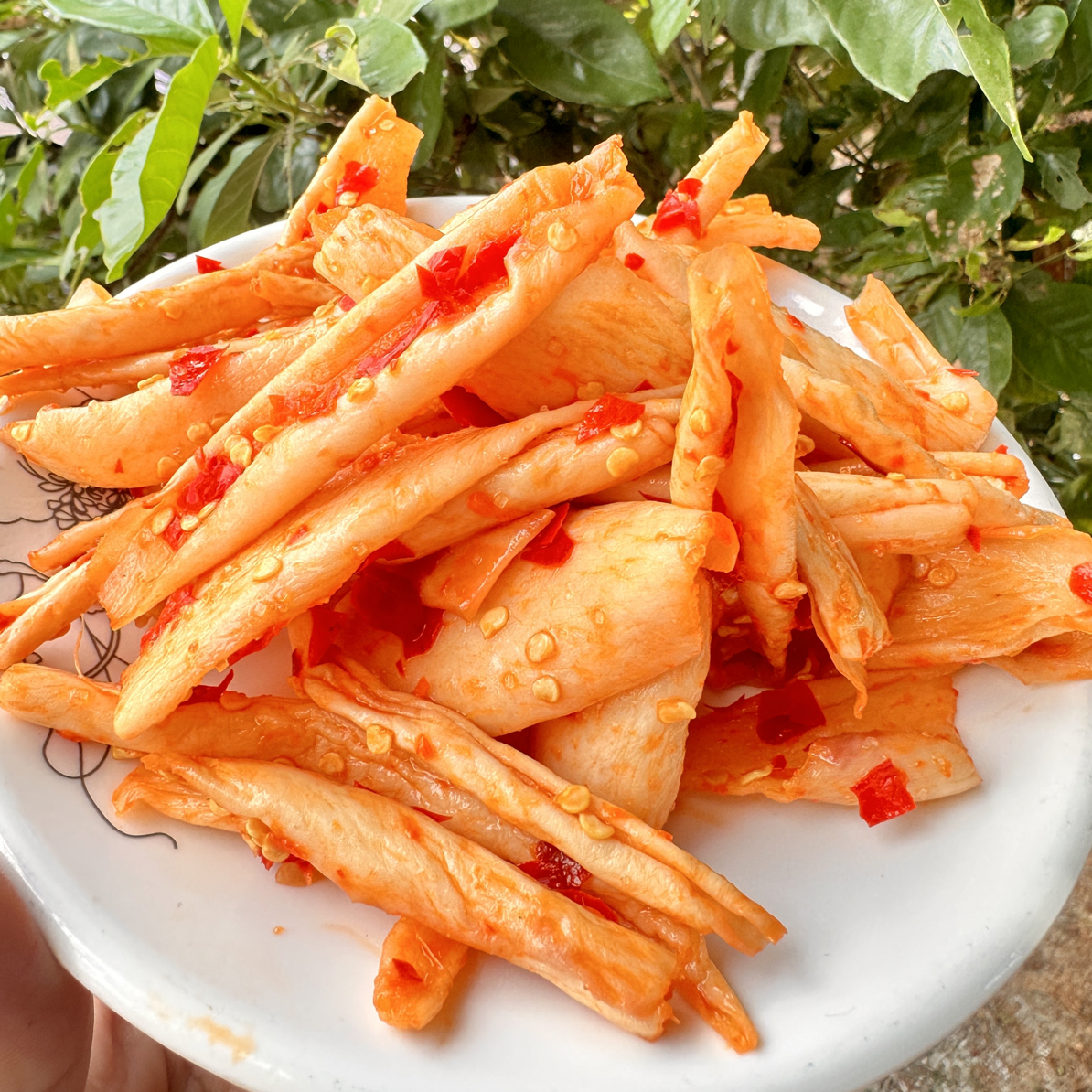 江西农家咸辣口味开胃大刀萝卜皮 腌制柚子皮 酸辣荞头腐乳霉豆腐