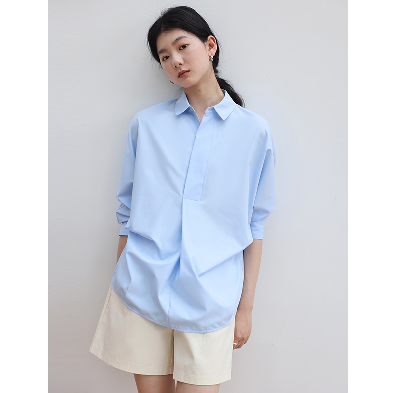 开春大促【1102】衬衫设计感小众春夏新款立体宽松