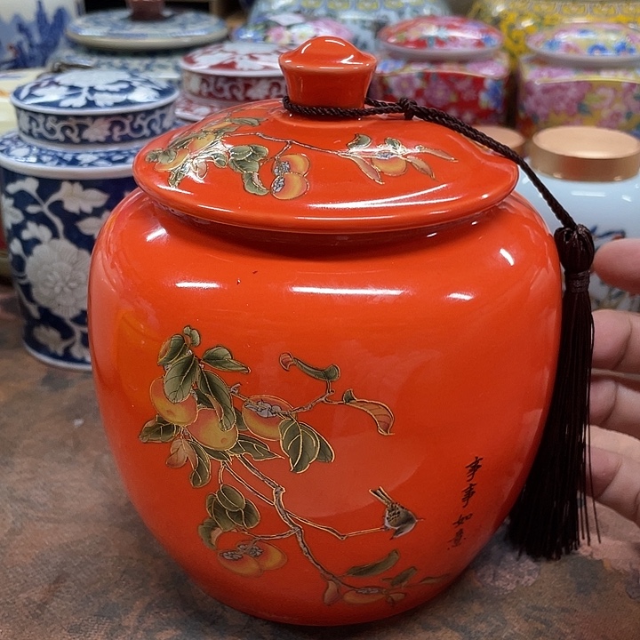 陶瓷罐茶叶罐密封罐储物罐