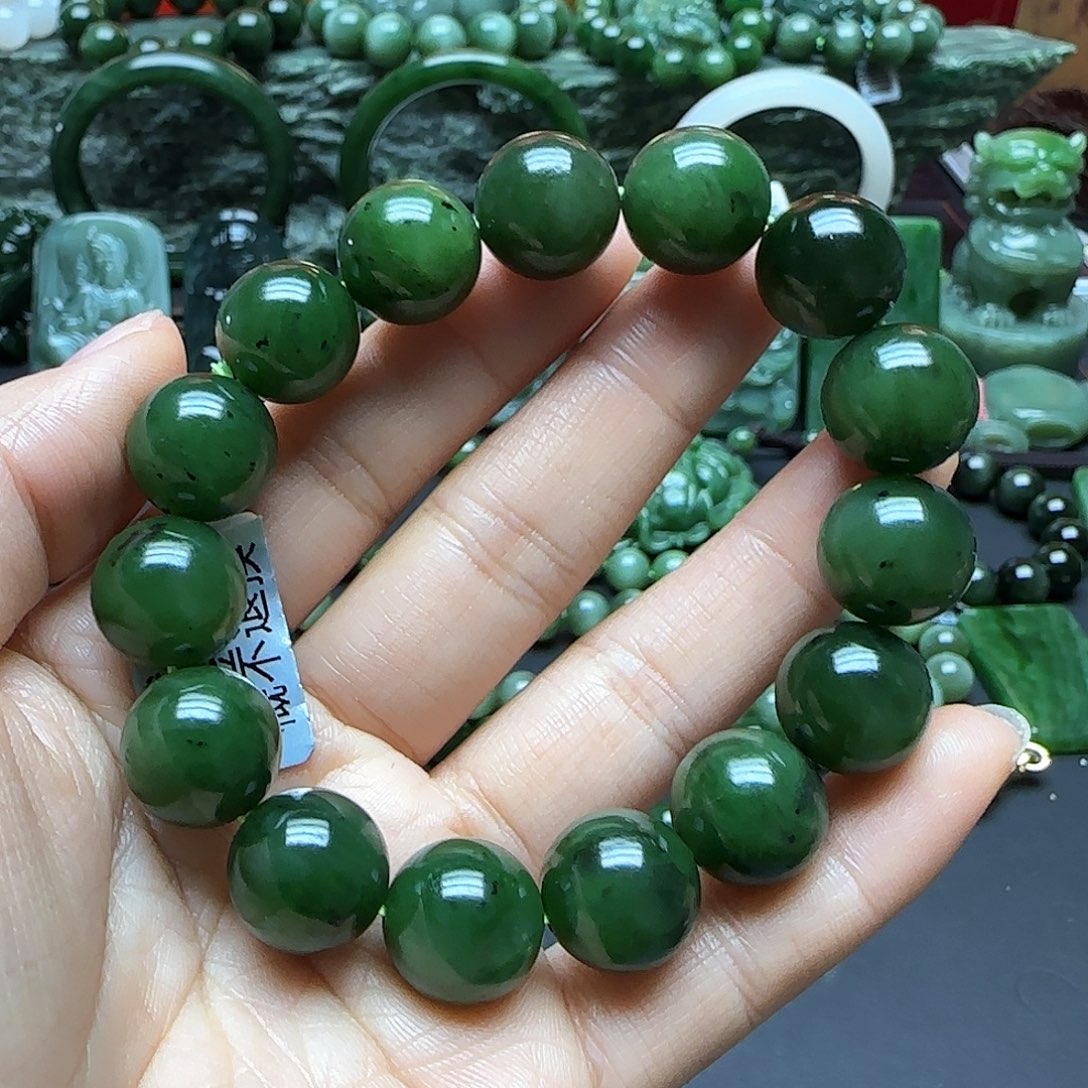 和田玉手串未镶嵌