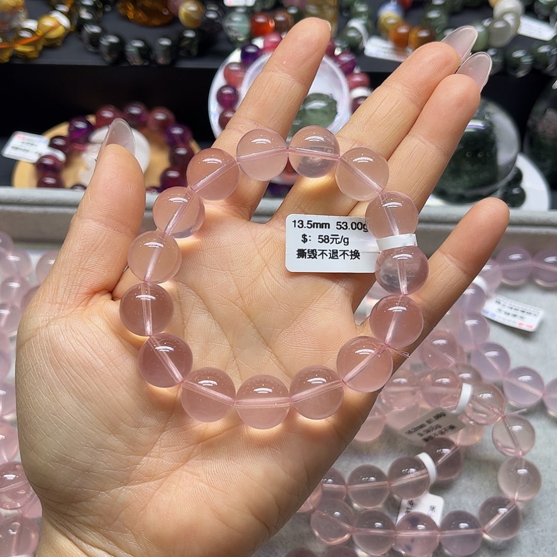 水晶手链未镶嵌调****姐