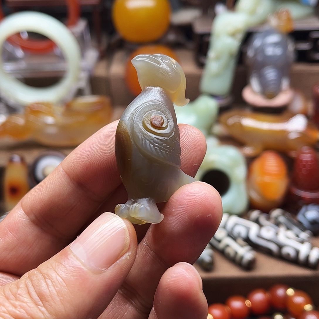 玛瑙/玉髓未镶嵌车挂