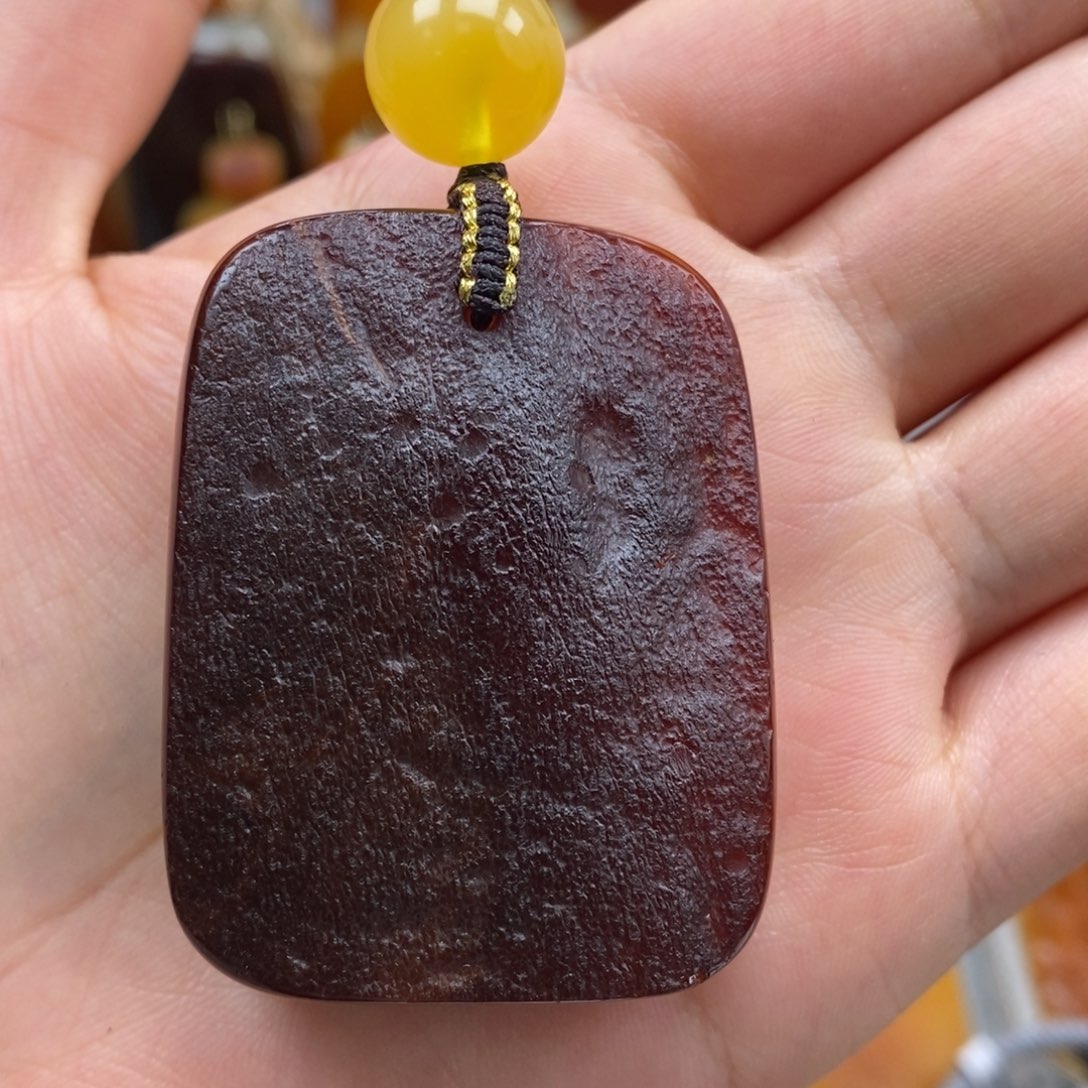 未镶嵌琥珀吊坠(赠链)