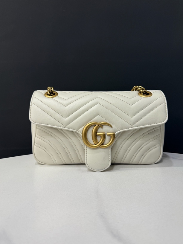 95新 GUCCI/古驰 马蒙链条包25cm/JJ5042901