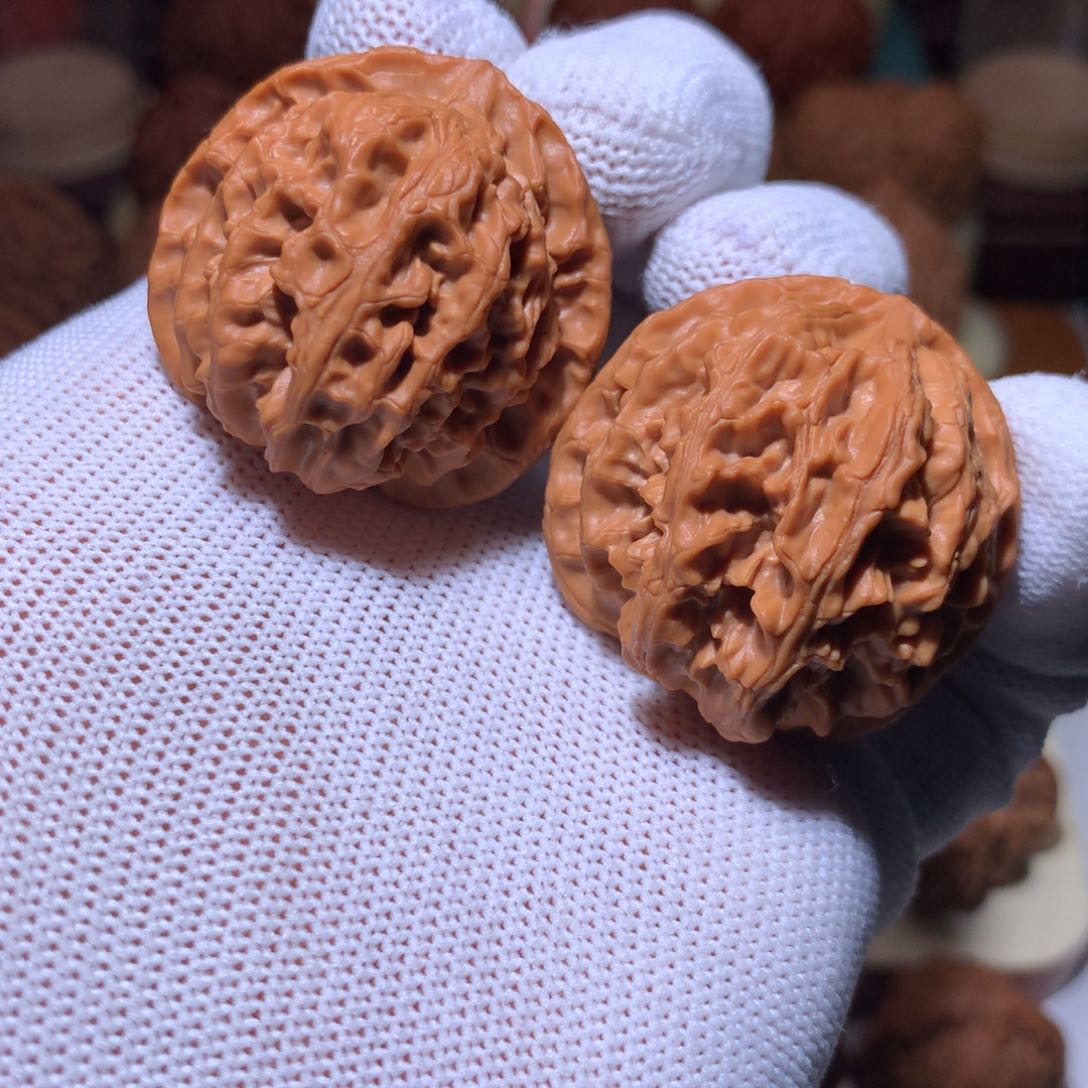 文玩核桃把件原装平果园全品