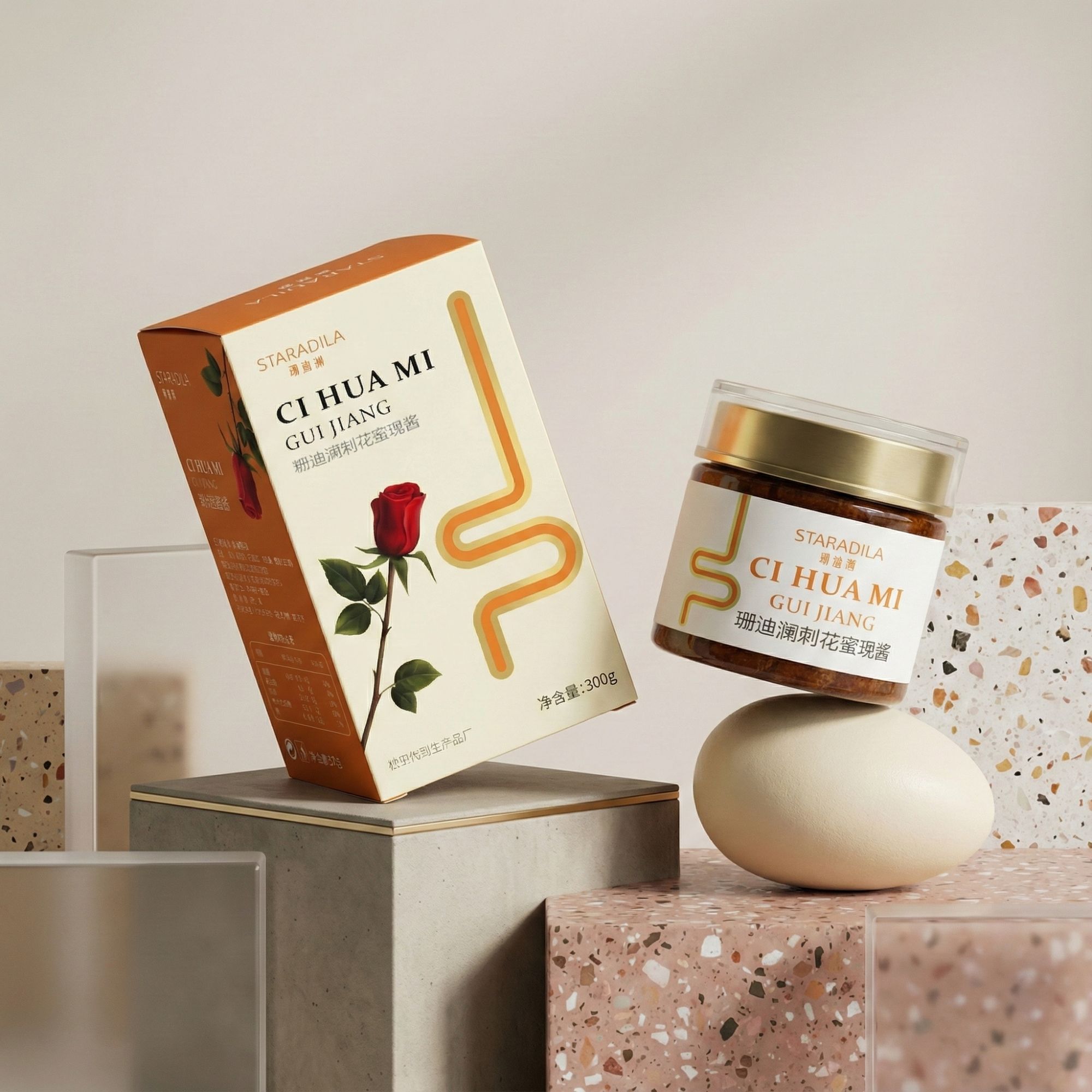 STAR ADILA刺花蜜瑰酱包装拆开无法退换