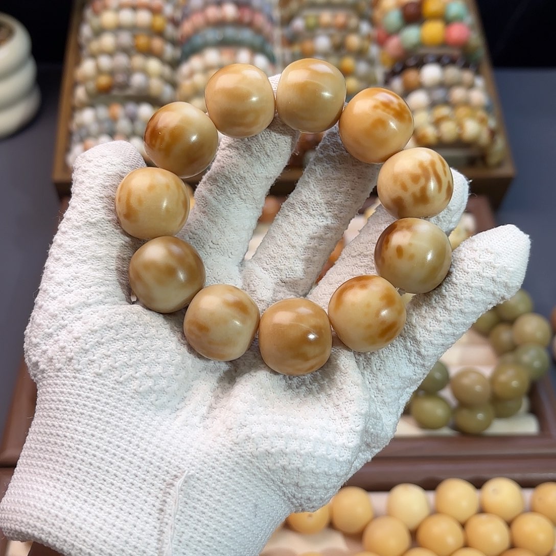 菩提根/象牙果手串卡23手工干磨默认微微微微瑕