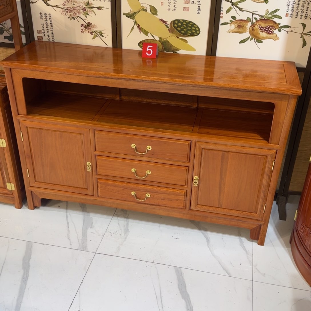 花梨木类成套家具越南花梨138✖️38高90餐边柜