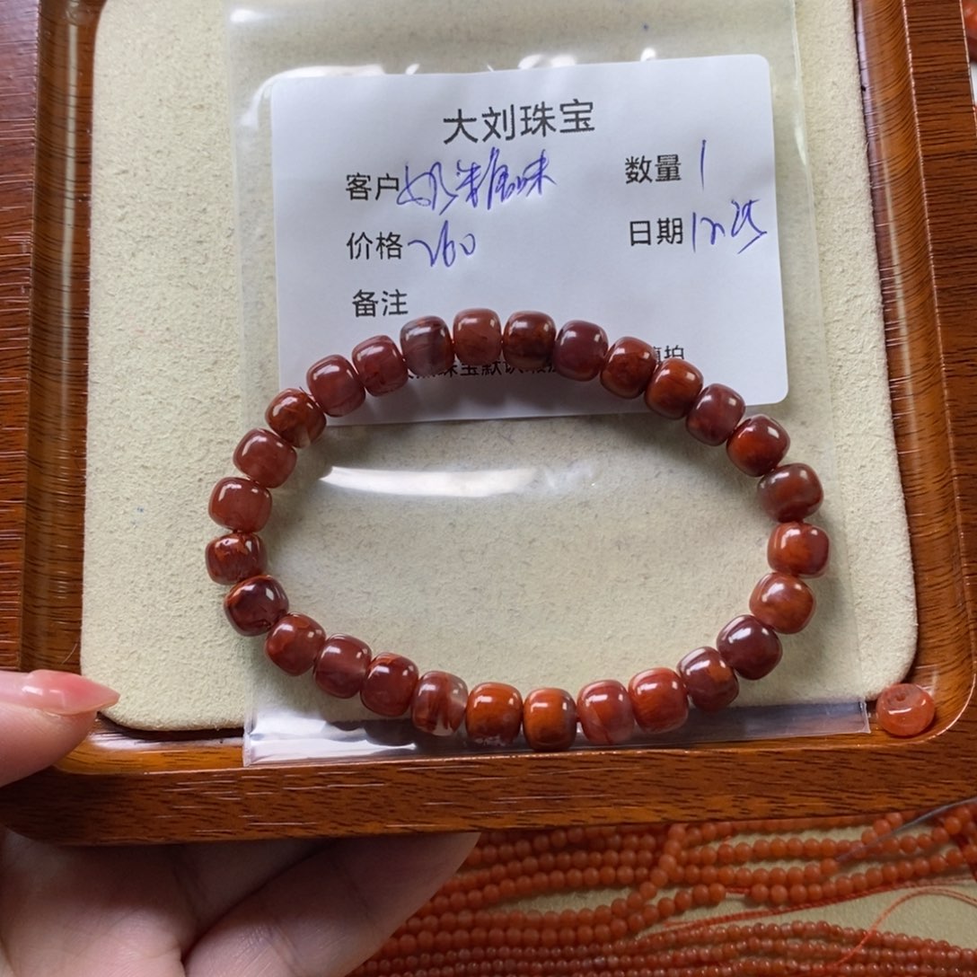 奶***喜翡翠银S925镶嵌手链