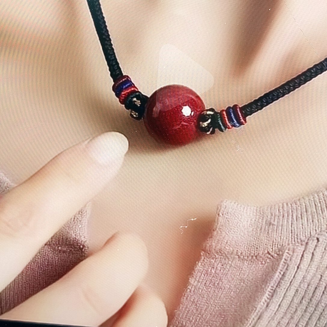 天然辰砂朱砂吊坠