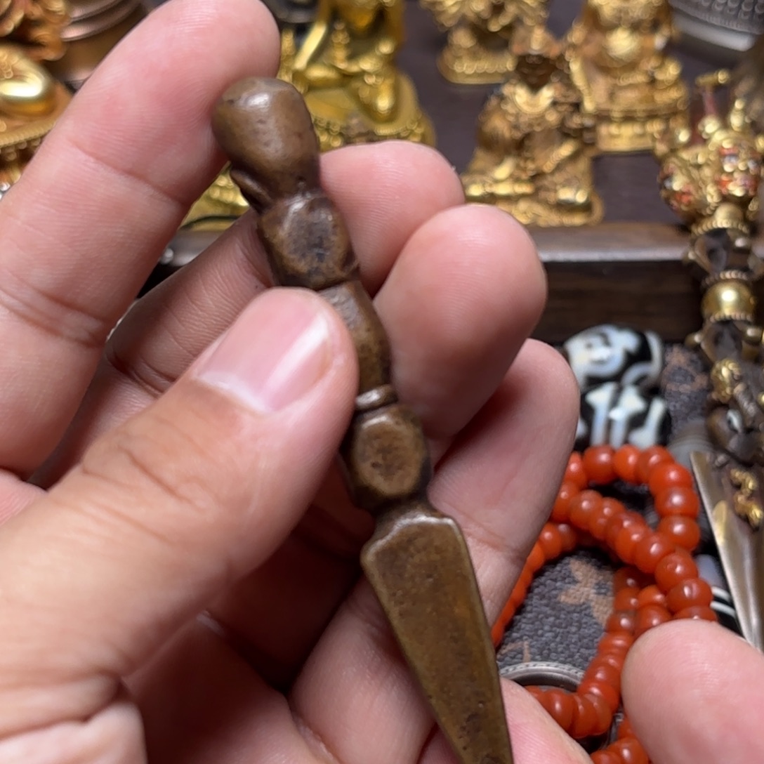 铜星月菩提挂件菩提