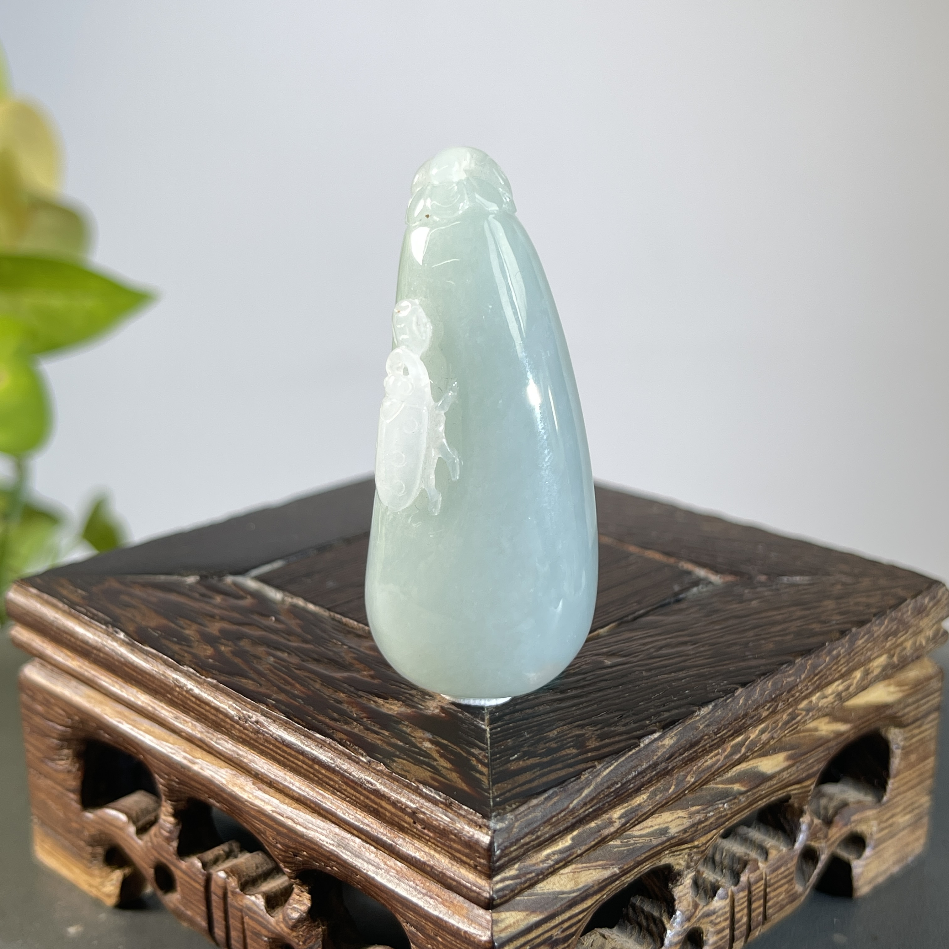 JYA20-110  天然缅甸A货翡翠  福瓜