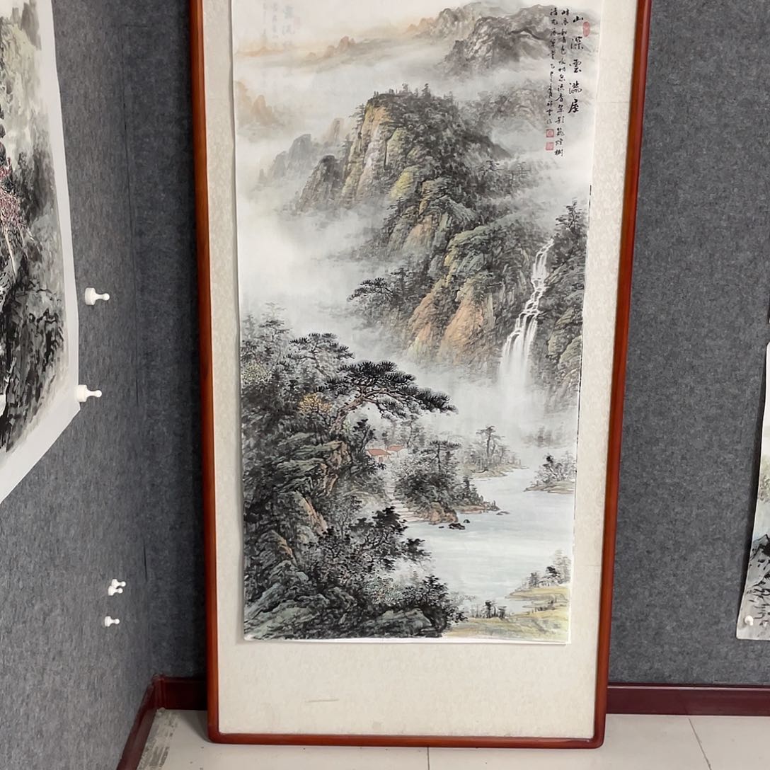 国画云*四尺画芯作品