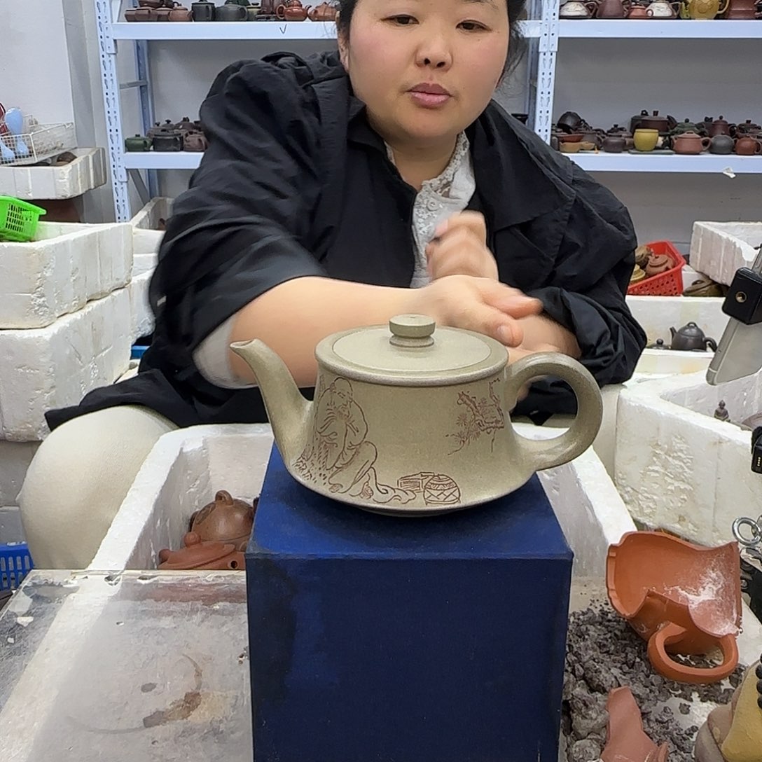 紫砂茶壶宜兴紫砂壶瑕疵处理