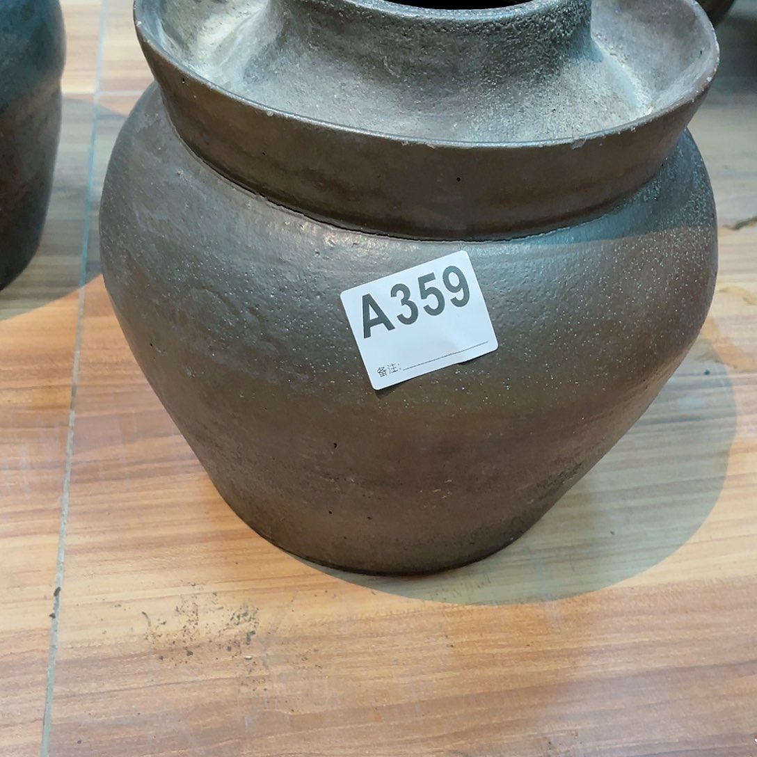 夏*翔宇老物件老陶罐a359