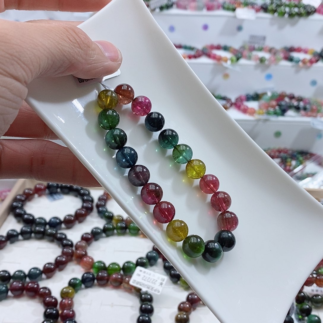 碧玺碧玺未镶嵌手链