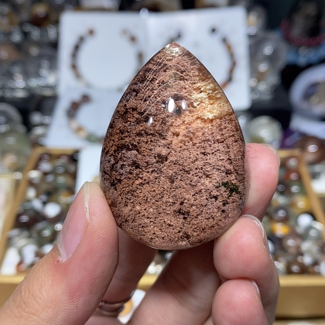 水晶水晶幽灵水滴吊坠未镶嵌