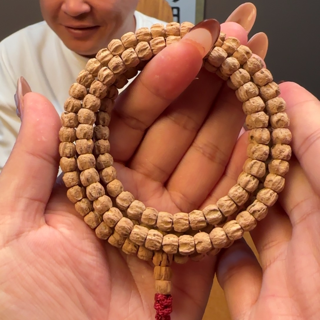 柏香籽/百香籽手串麻皮深坑6