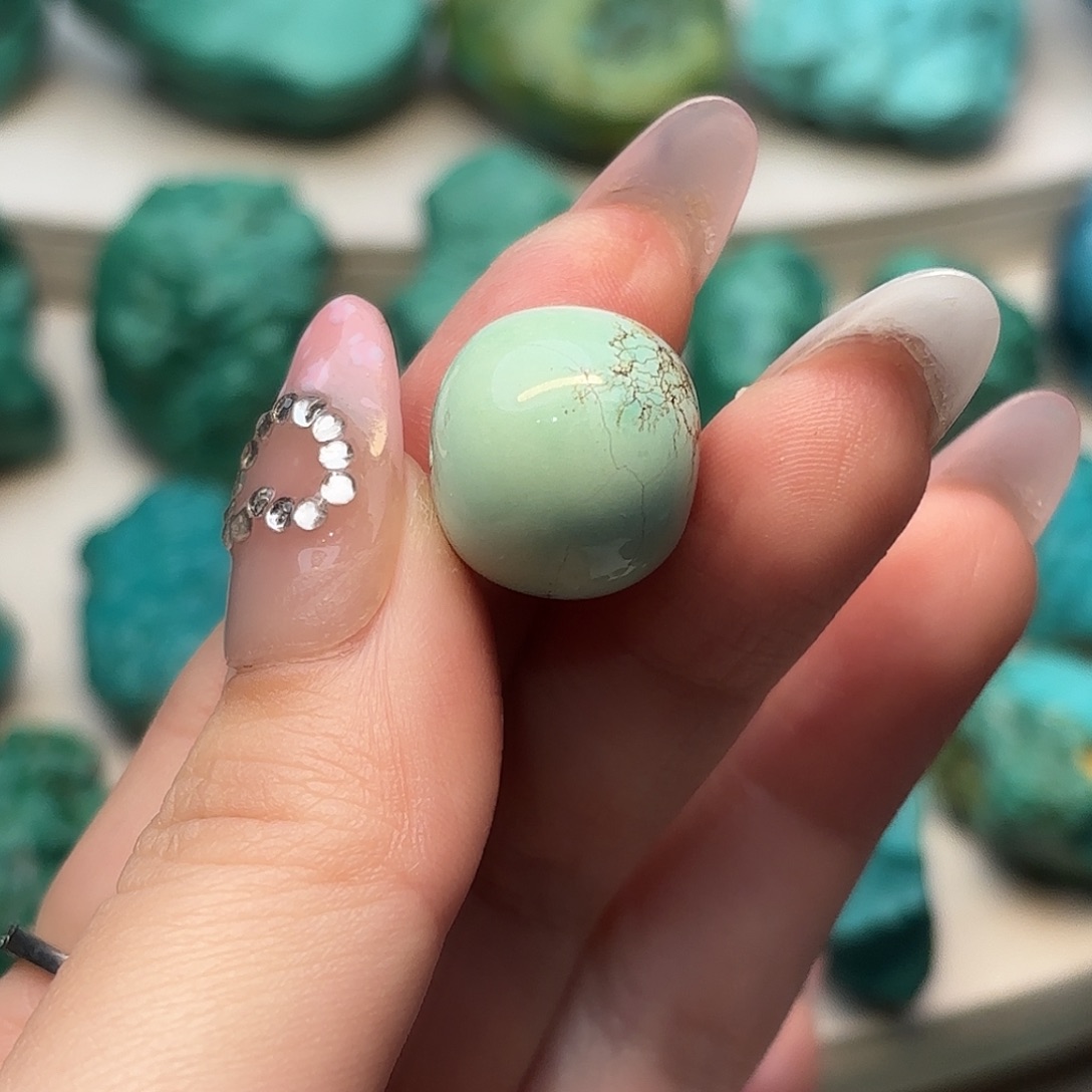 绿松石未镶嵌绿松石老型