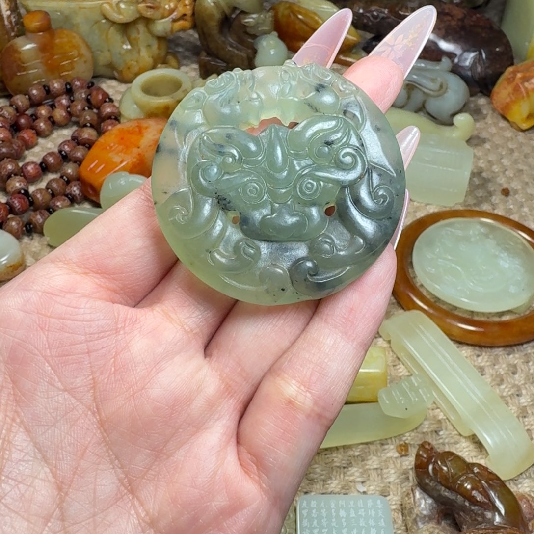 吊坠白玉菩提挂件