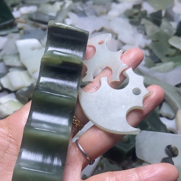 和田玉珠宝半成品未镶嵌?**?